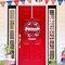 4th of July Welcome Sign Fourth of July Decorations Wooden Patriotic Star Wreath